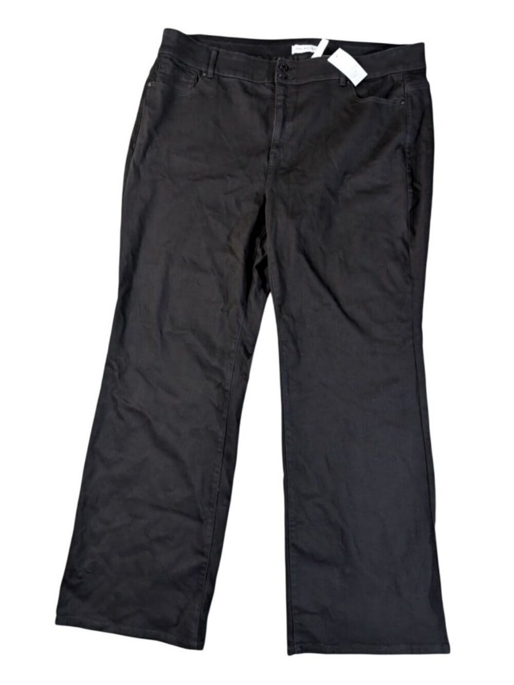 NWT Lane Bryant 26L Black Jeans Tighter Tummy Technology Tall Plus